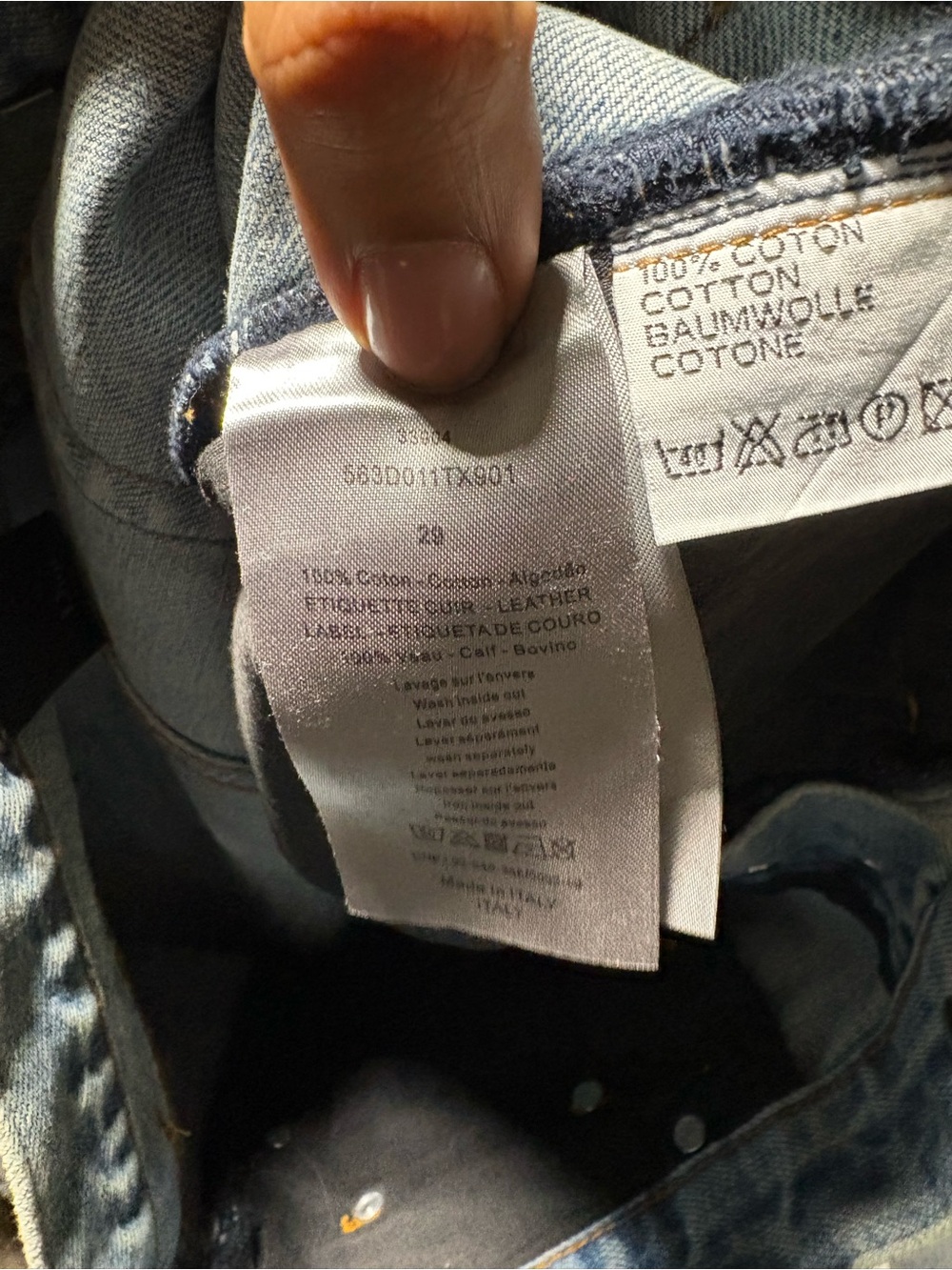 Dior Homme Script Jeans - Picture 5 of 5